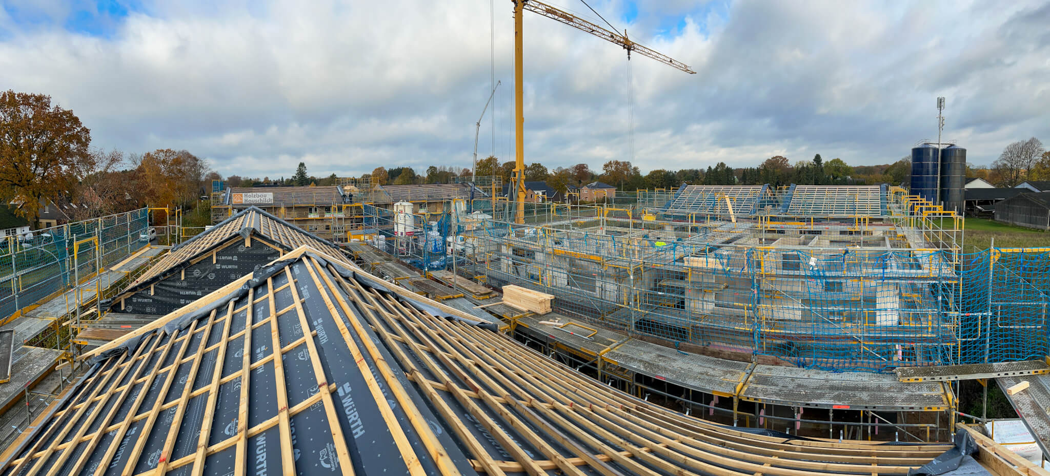 Rohbaufertigstellung Neubau 24 WE Groß Kummerfeld